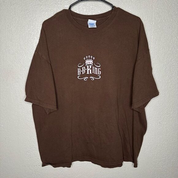 Y2K BB King Guitar Shirt Size XXL - Picture 2 of 6